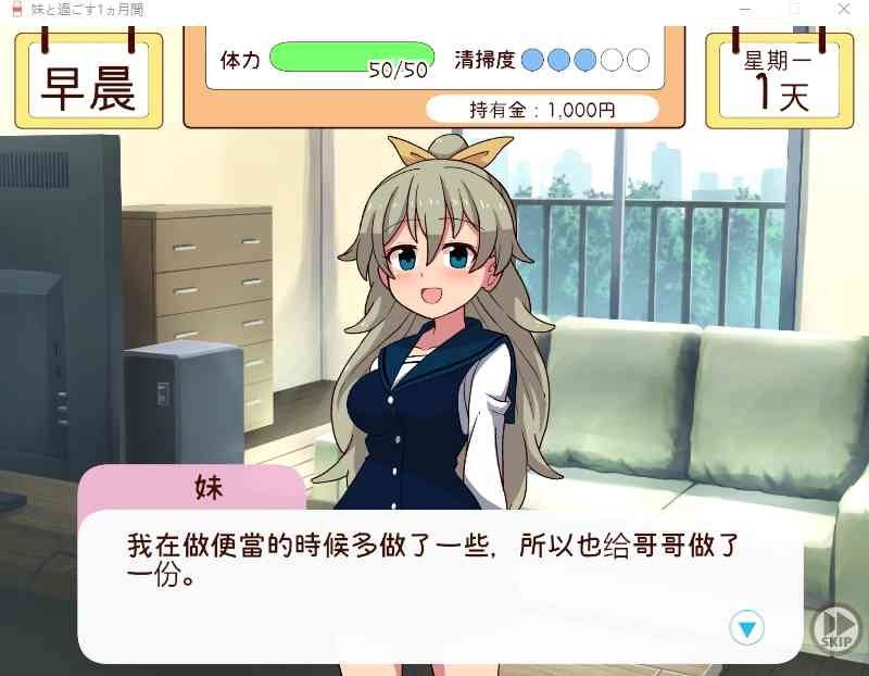 和妹妹一起的一个月 攻略要点 演示图 6